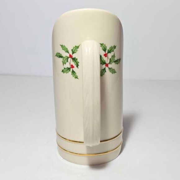 Lenox Holiday Candle Holder Holly Berries Christmas - Picture 4 of 7